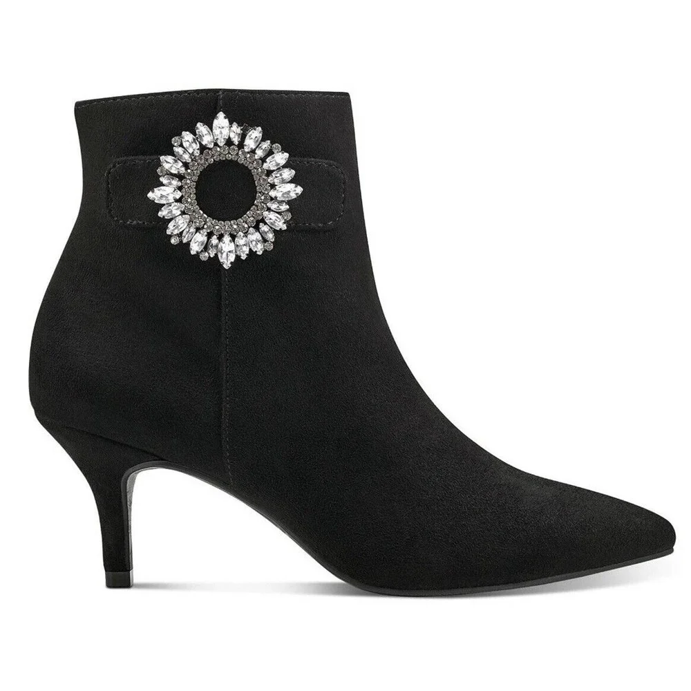 Charter Club Crafta Elegant Evening Booties Women's Shoes Size‎ 7.5 Black New
